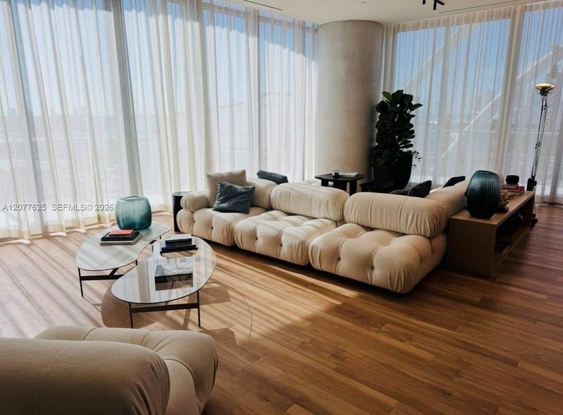 Furnished interior view inside a new home in , Miami (Image 11). Furnished interior view inside a new home in , Miami (Image 11).