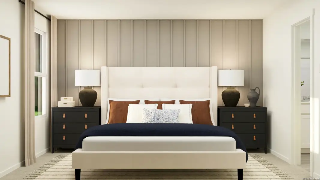Furnished interior view inside a new home in Windridge, Kerrville (Image 22).