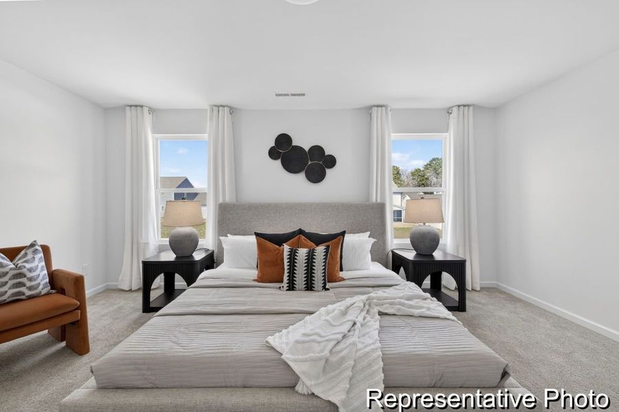 Furnished interior view inside a new home in Nathans Ridge, Lillington (Image 22).