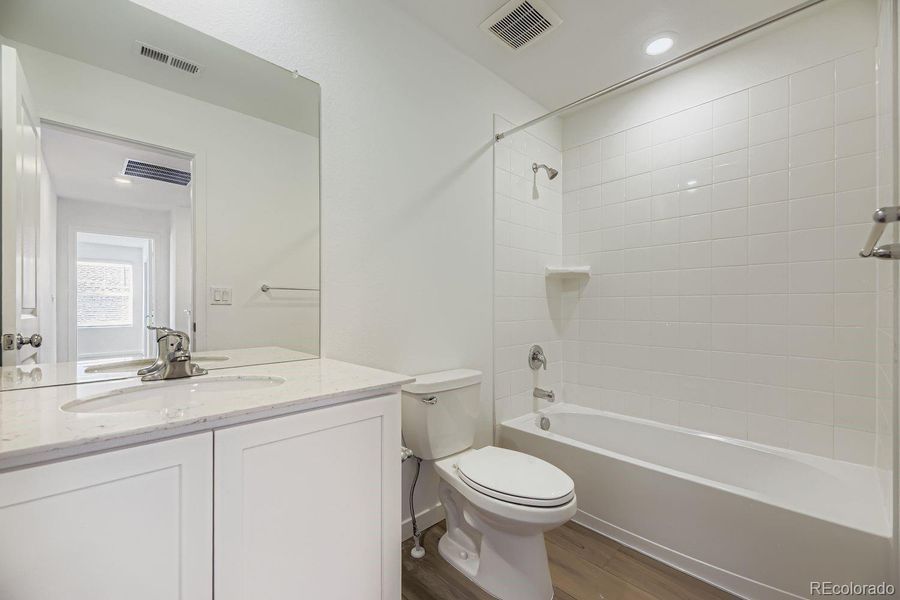 Furnished interior view inside a new home in Eastcreek Farm: The Camden Collection, Thornton (Image 6).