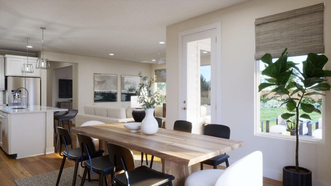 Furnished interior view inside a new home in Parkton Square, Kyle (Image 14). Furnished interior view inside a new home in Parkton Square, Kyle (Image 14).