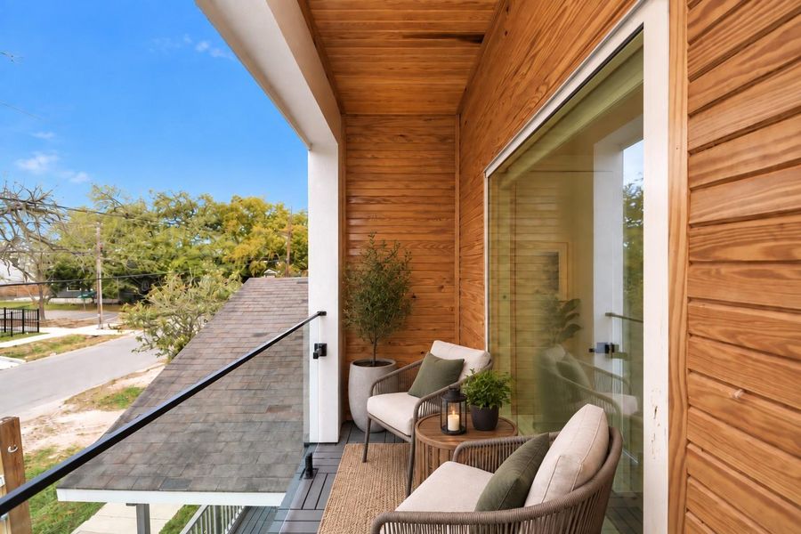 Exterior details and patio area of a home in , Houston (Image 3). Exterior details and patio area of a home in , Houston (Image 3).