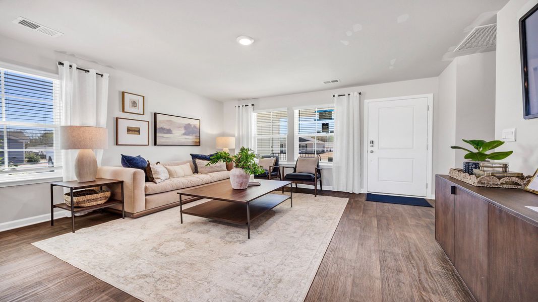 Furnished interior view inside a new home in The Park at Wilkinson, Orangeburg (Image 4).