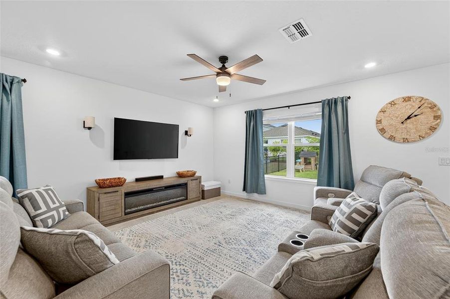 Furnished interior view inside a new home in Waterset, Apollo Beach (Image 11).
