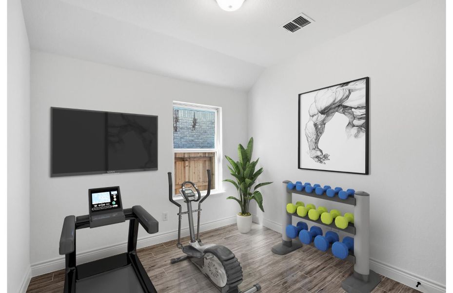 Furnished interior view inside a new home in Legacy at Lake Dunlap, New Braunfels (Image 6).