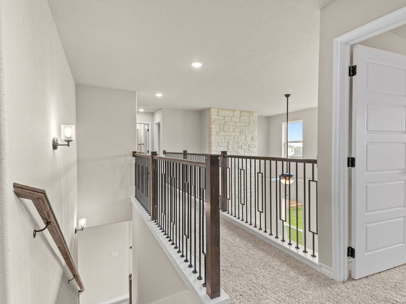 Furnished interior view inside a new home in The Reserve at Potranco Oaks, Castroville (Image 14).