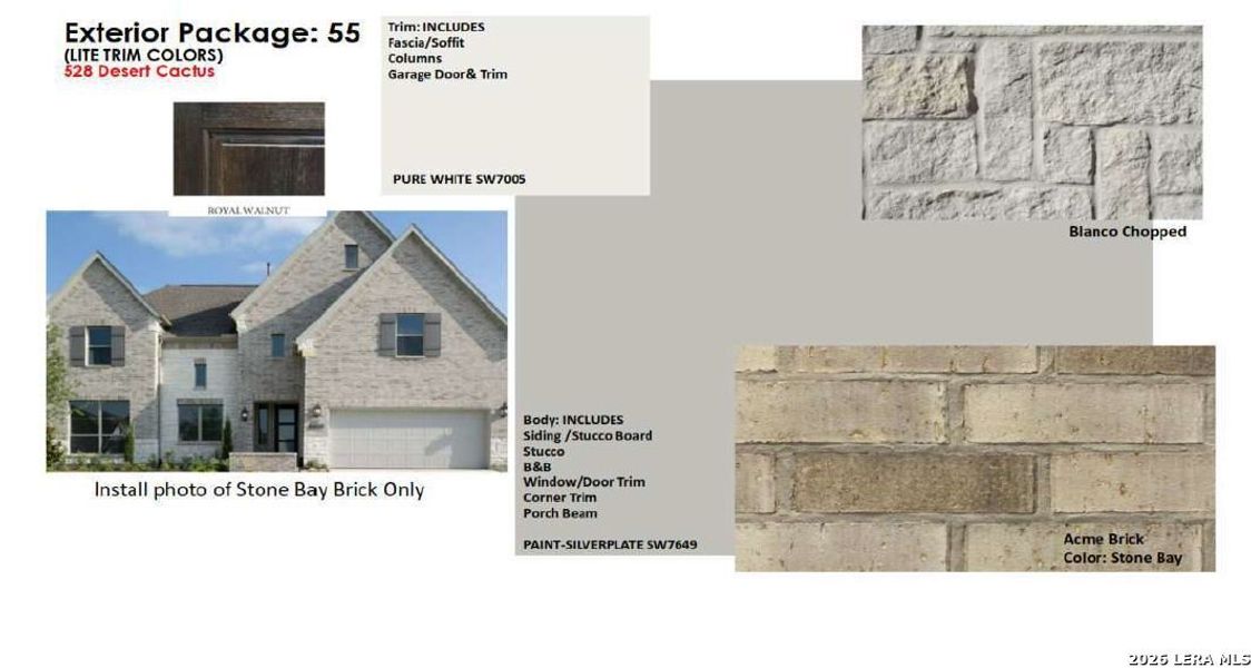 Sample of building materials used in homes in Nopal Valley, San Antonio (Image 5).