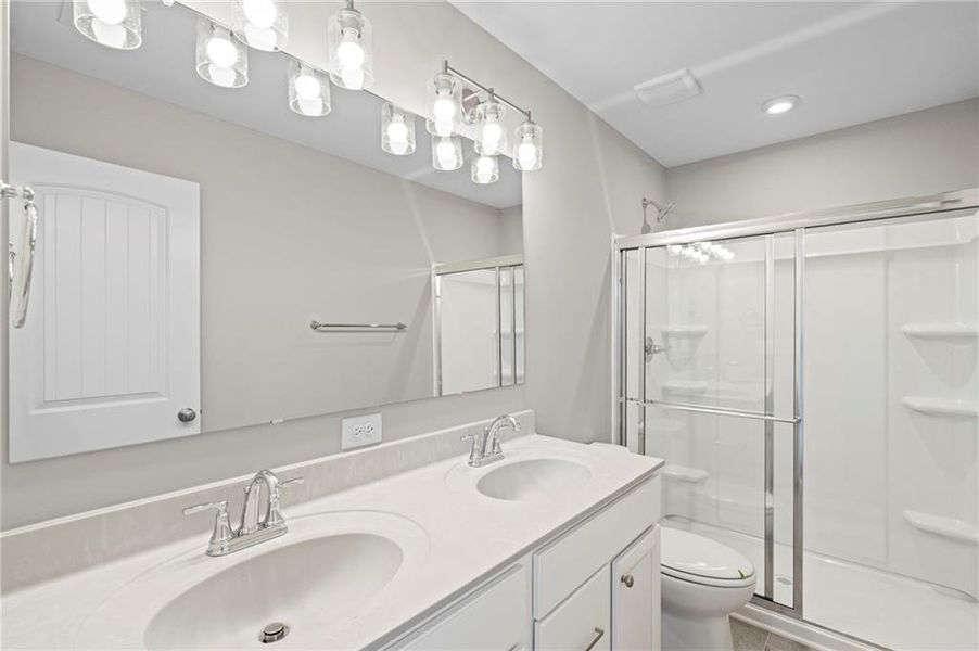 Furnished interior view inside a new home in Crossvine Estates, Braselton (Image 6).