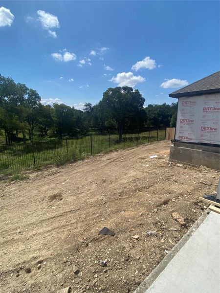 Greenbelt view behind home Greenbelt view behind home