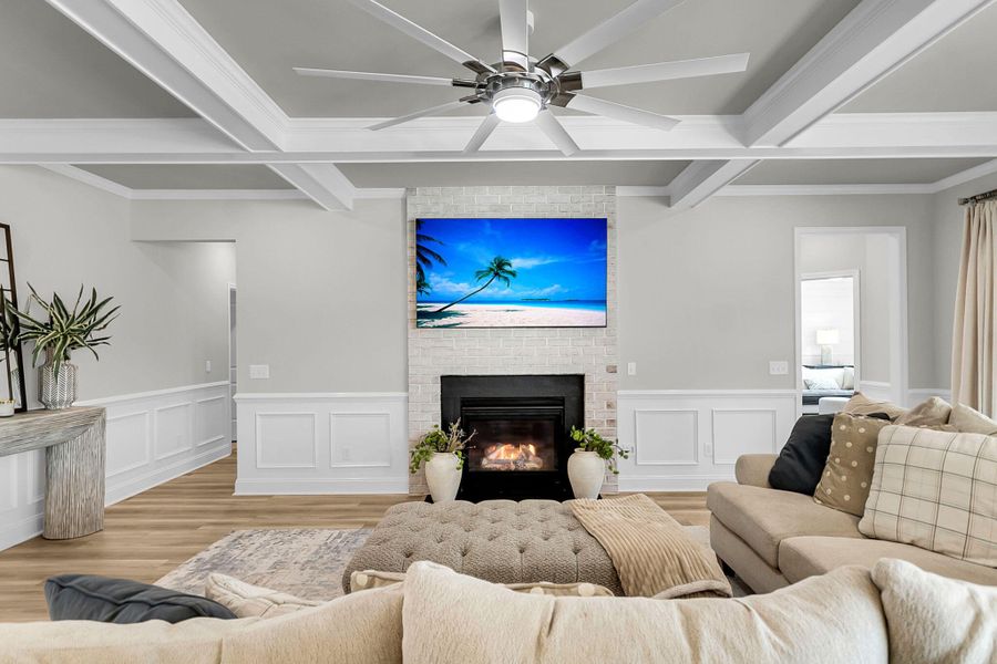 Furnished interior view inside a new home in Sea Island Preserve, Johns Island (Image 29).