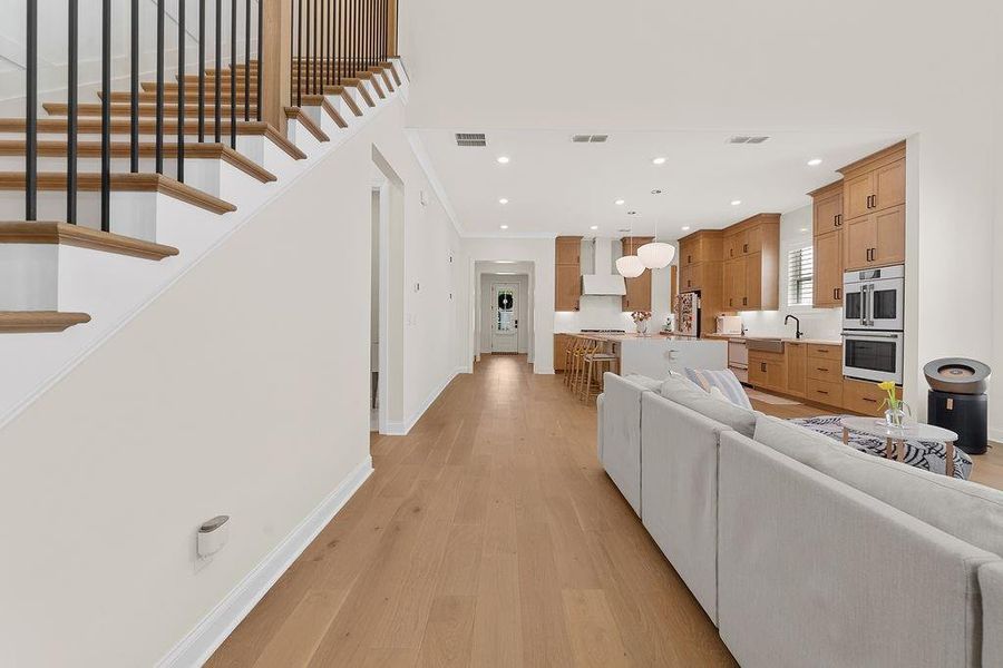 Furnished interior view inside a new home in , Alpharetta (Image 57).