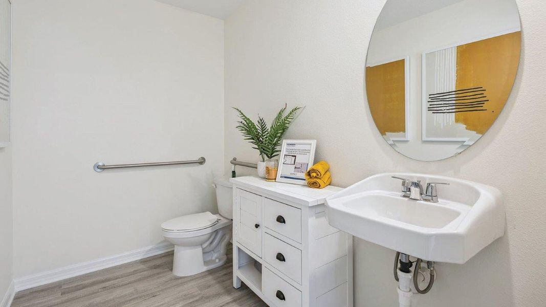 Furnished interior view inside a new home in Magnolia Pointe, Umatilla (Image 24).