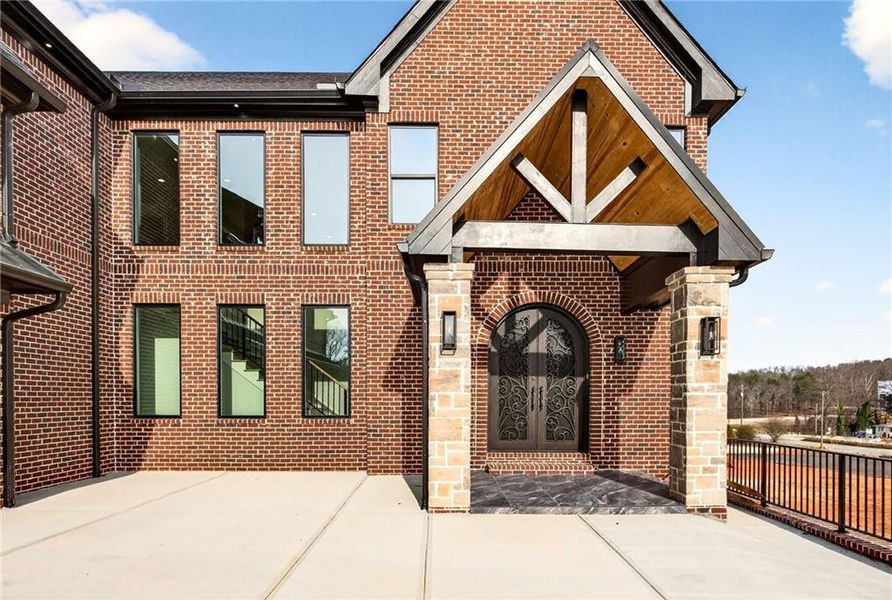 Exterior details and patio area of a home in , Buford (Image 39). Exterior details and patio area of a home in , Buford (Image 39).