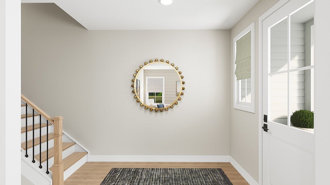 Representative unfurnished interior of a home built from the Marquis by Tri Pointe Homes in Ascend, Charlotte (Image 10).