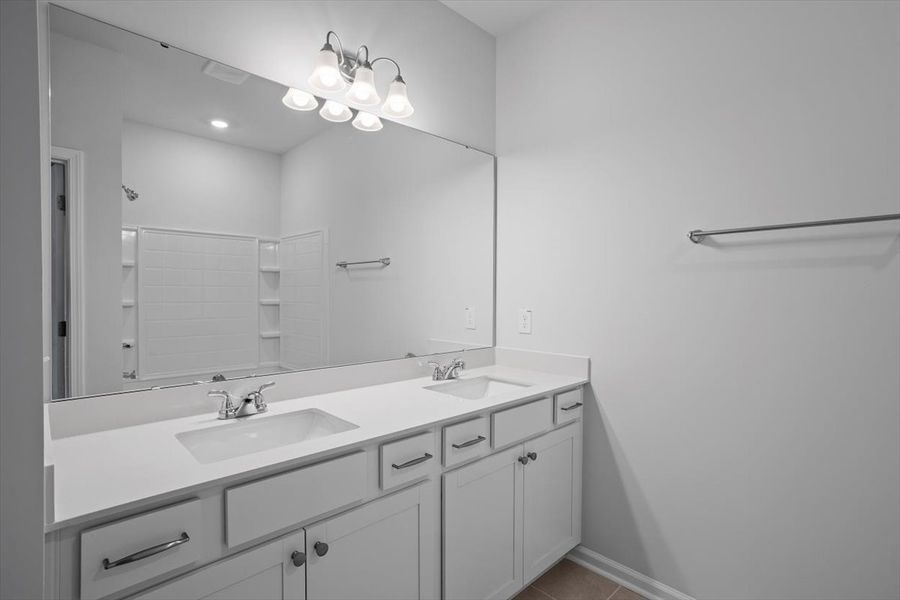 Furnished interior view inside a new home in Renaissance at White Oak, Garner (Image 8).