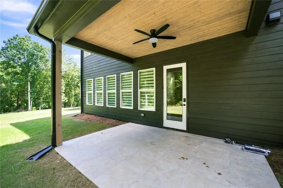 Exterior details and patio area of a home in , Monroe (Image 4). Exterior details and patio area of a home in , Monroe (Image 4).