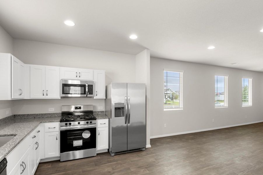 Furnished interior view inside a new home in Casetta Ranch, Kyle (Image 7). Furnished interior view inside a new home in Casetta Ranch, Kyle (Image 7).