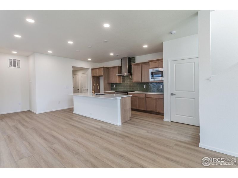 Furnished interior view inside a new home in Trailside Story Collection - Single Family Homes, Timnath (Image 8).