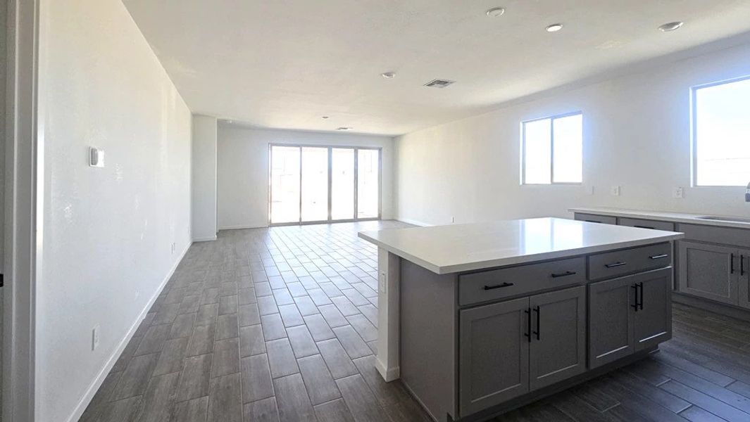 Kitchen and great room