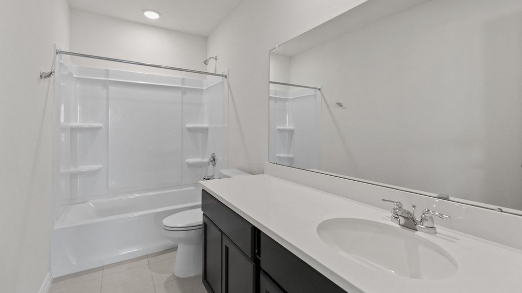 Representative furnished interior of a home built from the Southfork by Brightland Homes in Cielo, Conroe (Image 17).