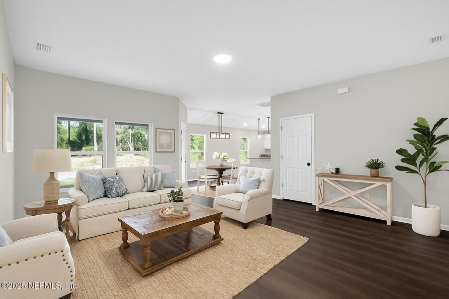 Furnished interior view inside a new home in , Hastings (Image 8). Furnished interior view inside a new home in , Hastings (Image 8).