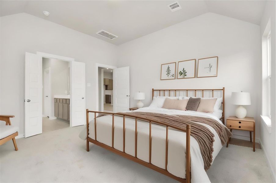 Virtually Staged - Primary Bedroom.