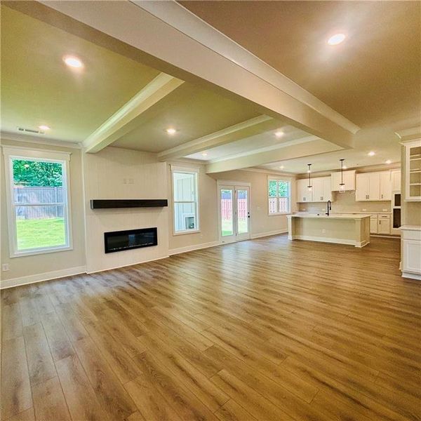 Spacious, unfurnished interior of a new home in Rosewood Lake Estates, Hoschton (Image 27). Spacious, unfurnished interior of a new home in Rosewood Lake Estates, Hoschton (Image 27).