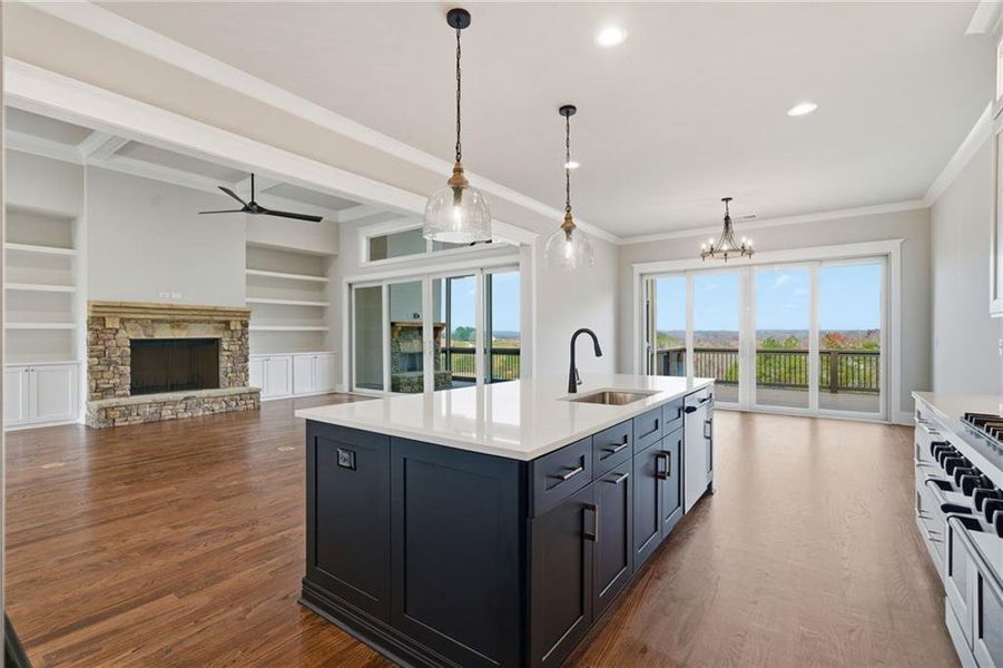 Furnished interior view inside a new home in , Gainesville (Image 8).