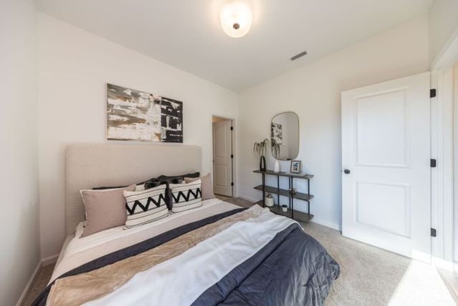 Representative furnished interior of a home built from the Abigale by True Homes in Morgan Hills, Albemarle (Image 19).