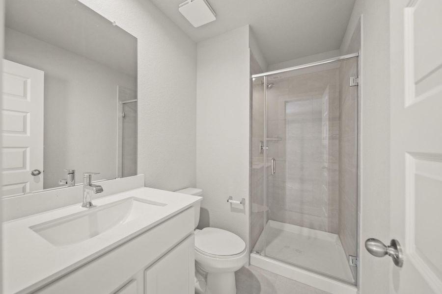 Furnished interior view inside a new home in Cypresswood Landing, Humble (Image 6).