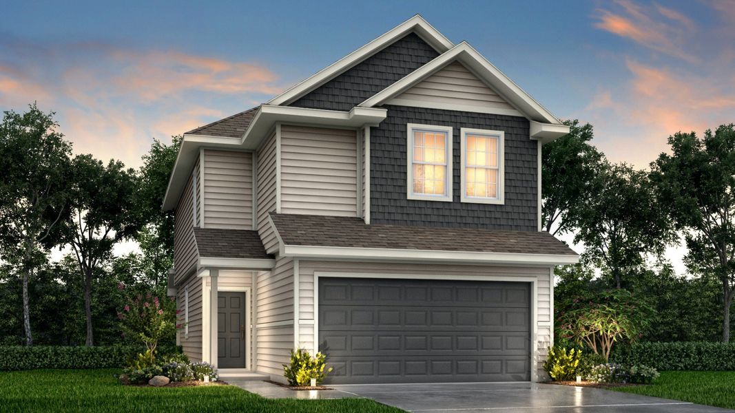 Representative exterior photo of a completed home built from the The Rockhampton by Legend Homes in Katzer Ranch, Converse, TX (Image 20).
