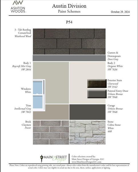 Sample of building materials used in homes in The Cottages at La Cima, San Marcos (Image 9).
