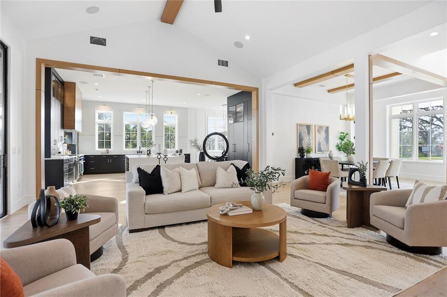 Furnished interior view inside a new home in , Oakland (Image 53). Furnished interior view inside a new home in , Oakland (Image 53).