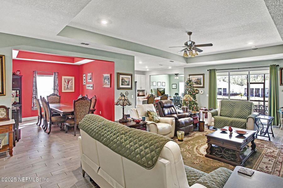 Furnished interior view inside a new home in Tributary: Lakeview at Tributary 60's, Yulee (Image 9).
