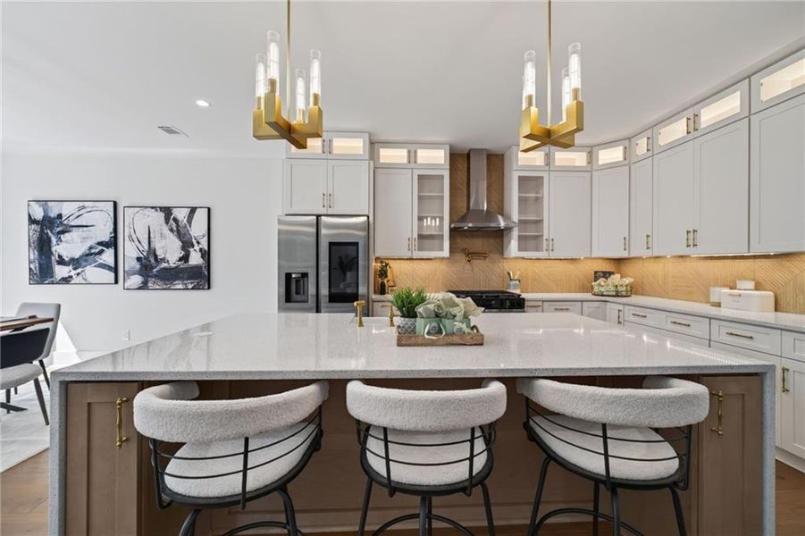 Furnished interior view inside a new home in , Hoschton (Image 47).