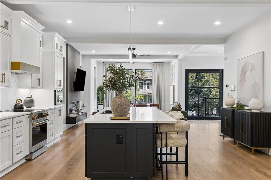 Furnished interior view inside a new home in , Atlanta (Image 46).