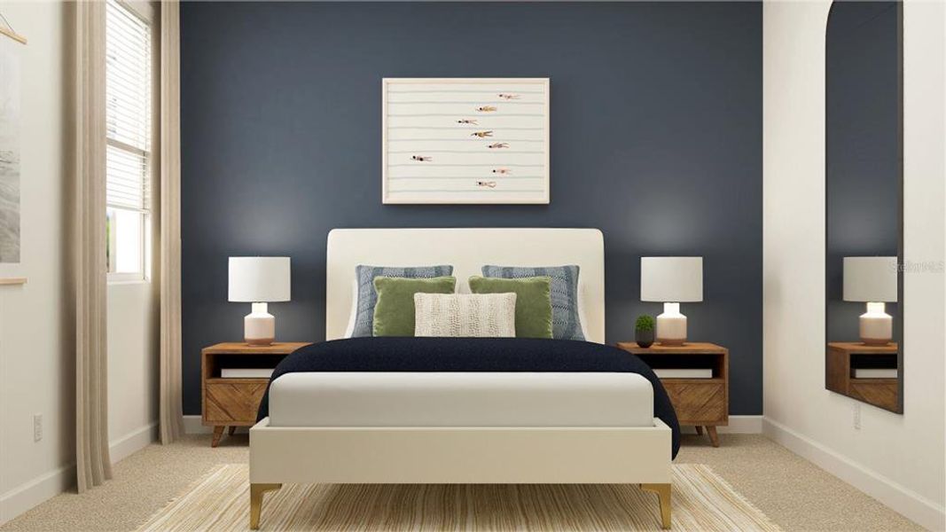 Furnished interior view inside a new home in Meadow Pointe, Groveland (Image 11).