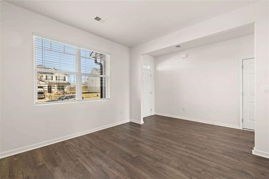 Spacious, unfurnished interior of a new home in Champion's Run, Lithonia (Image 9). Spacious, unfurnished interior of a new home in Champion's Run, Lithonia (Image 9).
