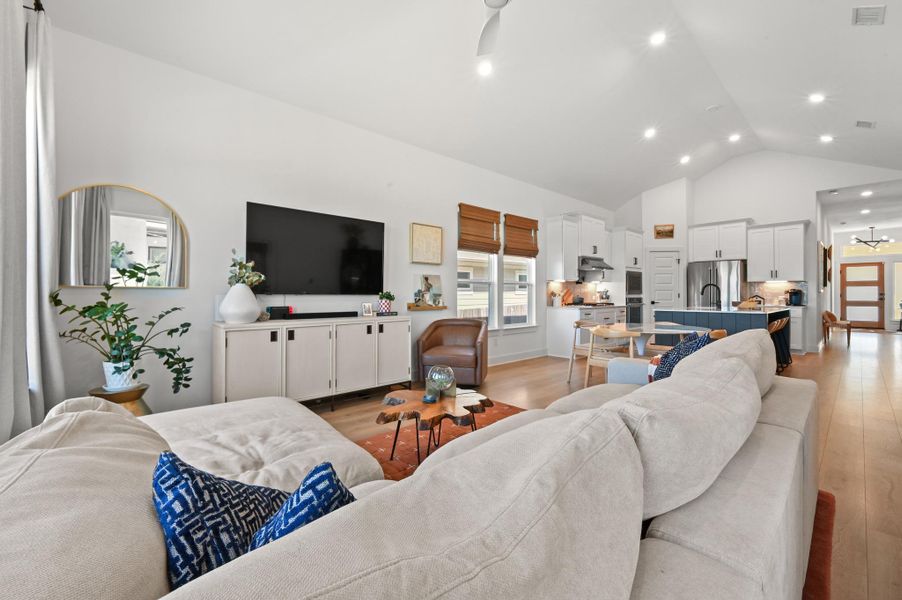 Furnished interior view inside a new home in Loyola, Austin (Image 5).