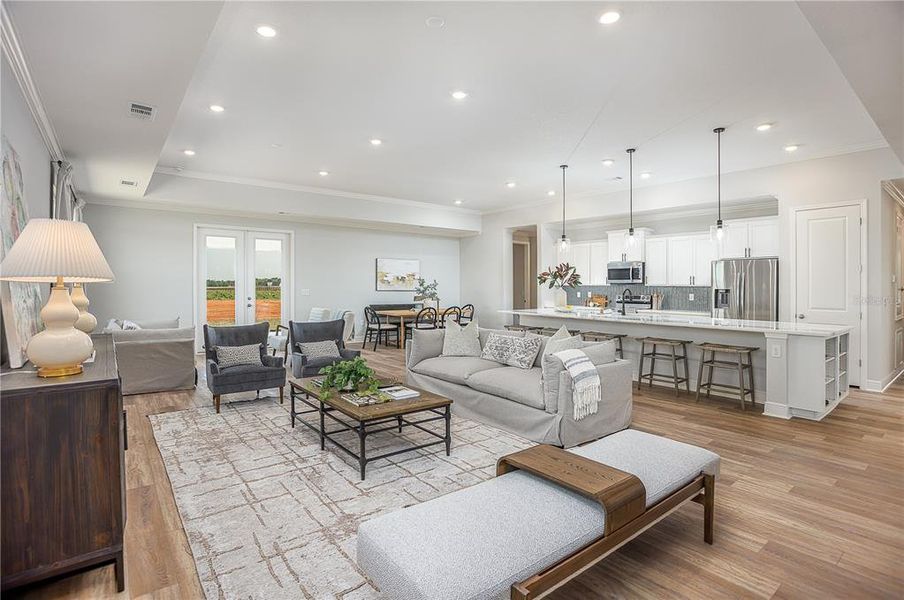 Furnished interior view inside a new home in , Homosassa (Image 3).