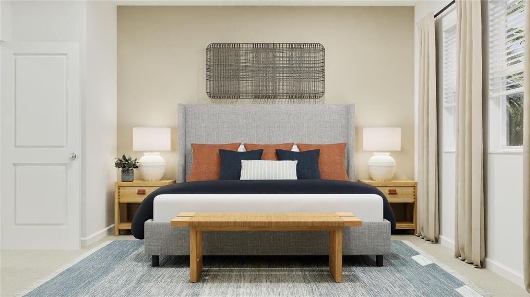 Furnished interior view inside a new home in , Dundee (Image 9). Furnished interior view inside a new home in , Dundee (Image 9).