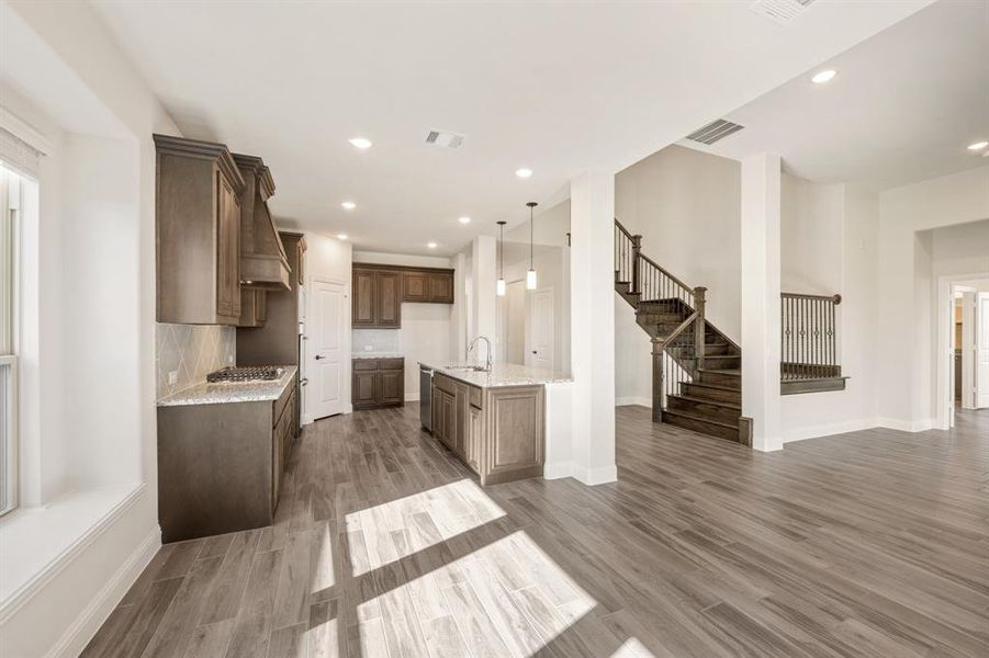 Furnished interior view inside a new home in The Oaks, Red Oak (Image 15). Furnished interior view inside a new home in The Oaks, Red Oak (Image 15).