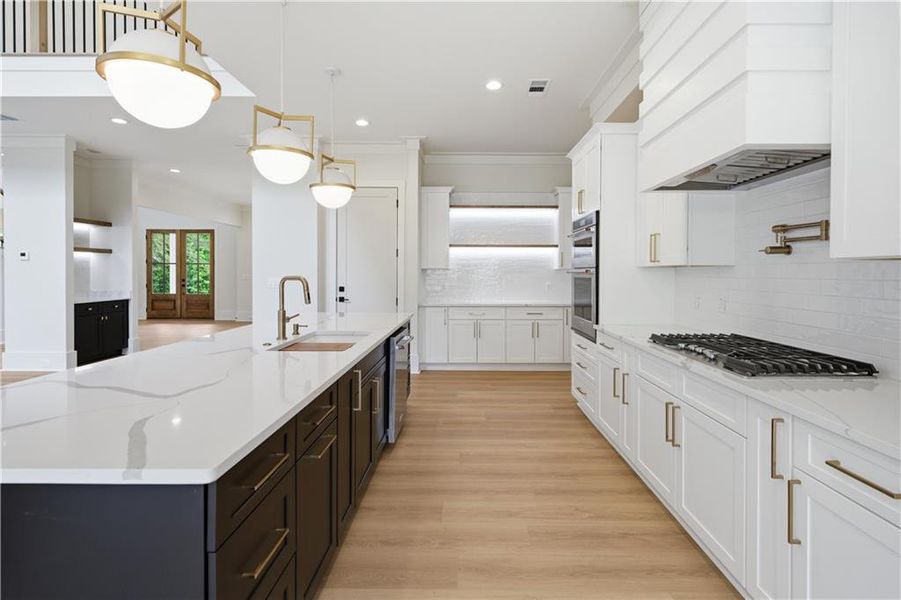 Furnished interior view inside a new home in , Monroe (Image 6).