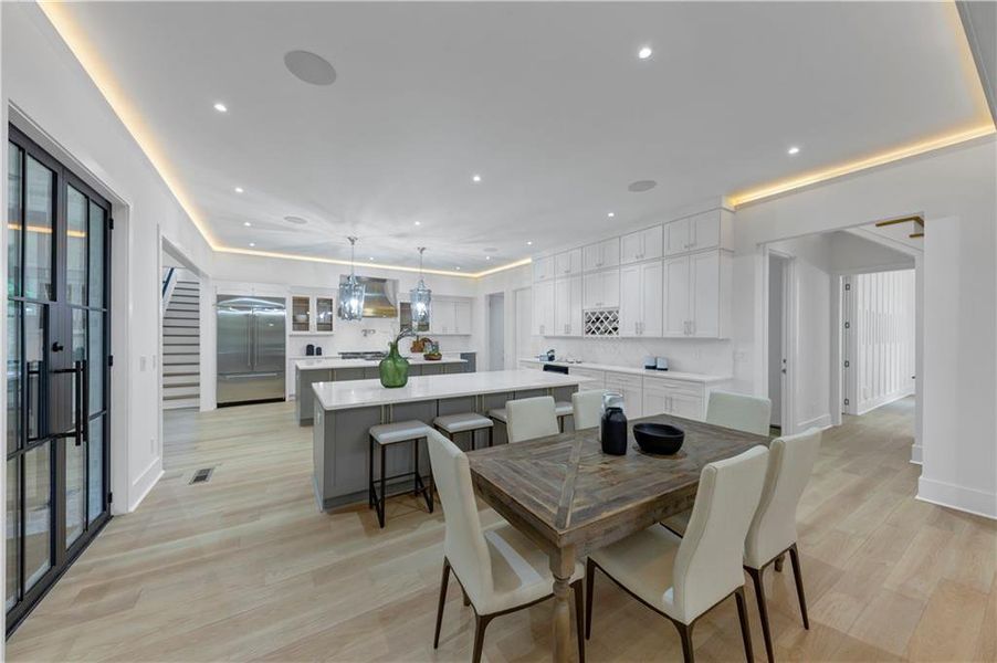 Furnished interior view inside a new home in , Marietta (Image 36).