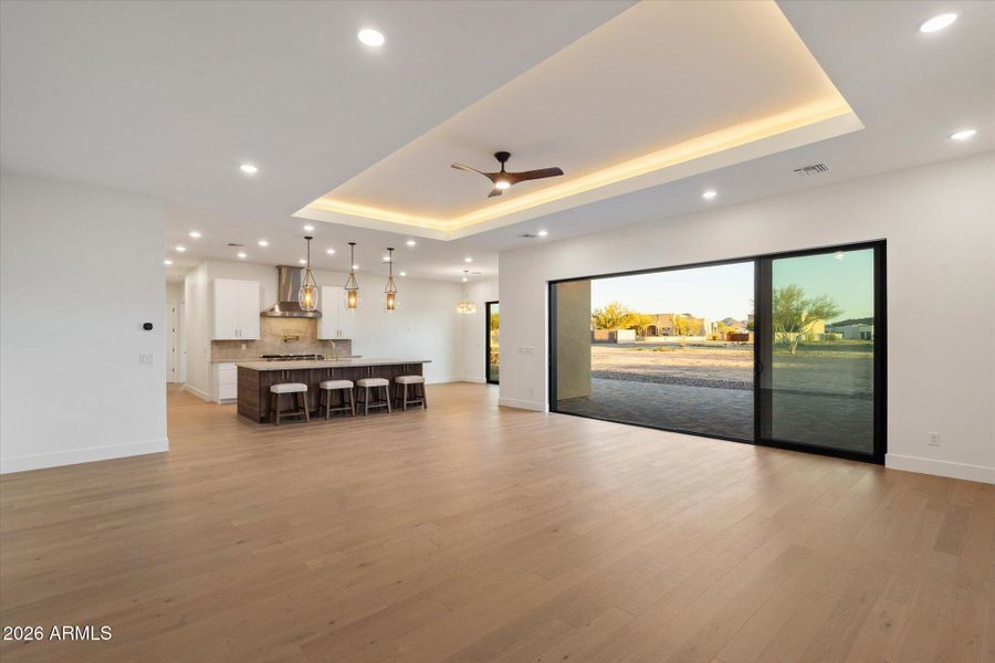 LR & Open Kitchen View