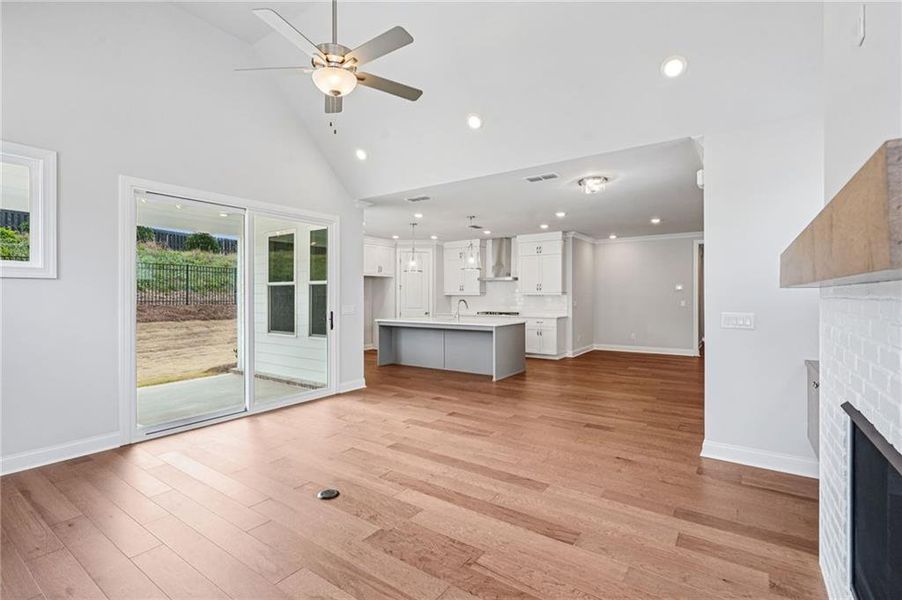 Spacious, unfurnished interior of a new home in Promenade at Sawnee Village, Cumming (Image 10).