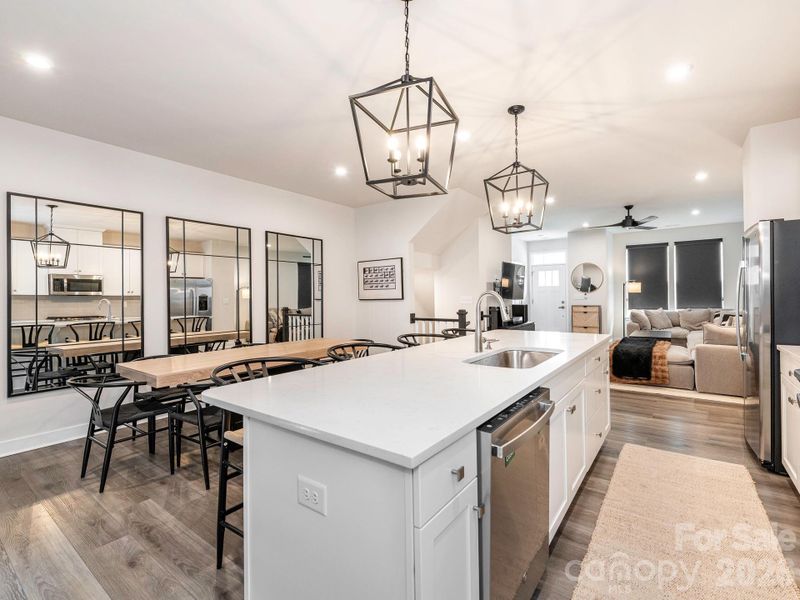 Furnished interior view inside a new home in , Charlotte (Image 17).