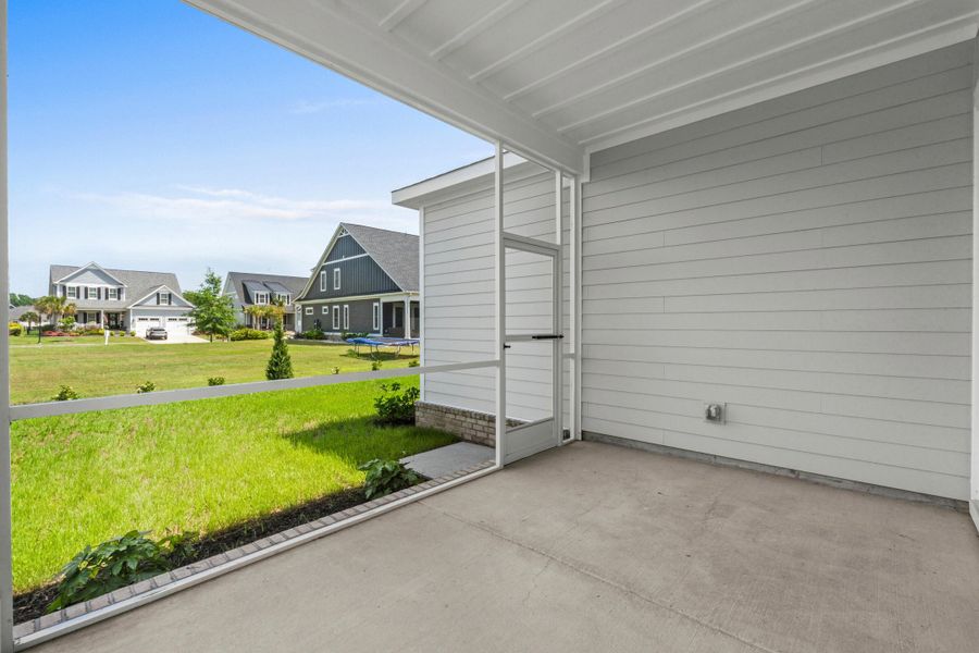 Exterior details and patio area of a home in Creek Pointe, Moncks Corner (Image 25). Exterior details and patio area of a home in Creek Pointe, Moncks Corner (Image 25).