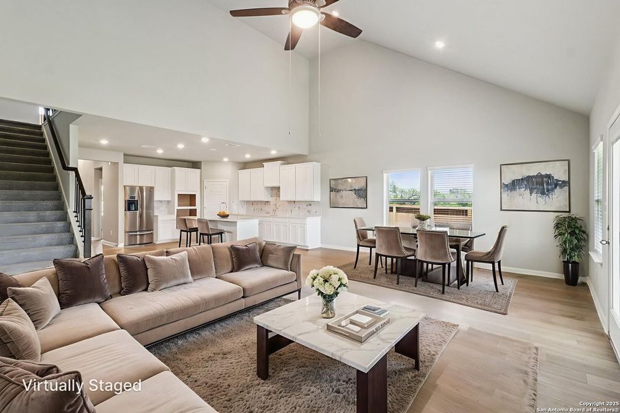 Furnished interior view inside a new home in Arcadia Ridge - Classic Series, San Antonio (Image 13).