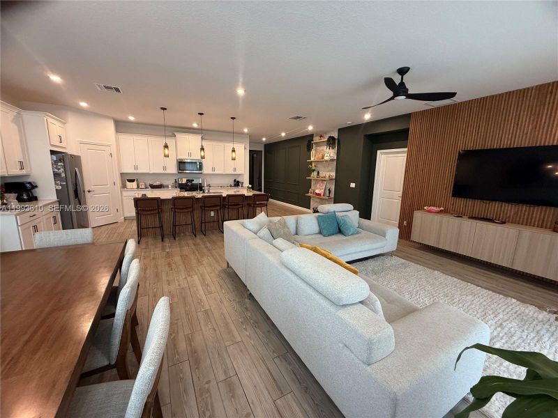 Furnished interior view inside a new home in Tradition, Port St. Lucie (Image 29).